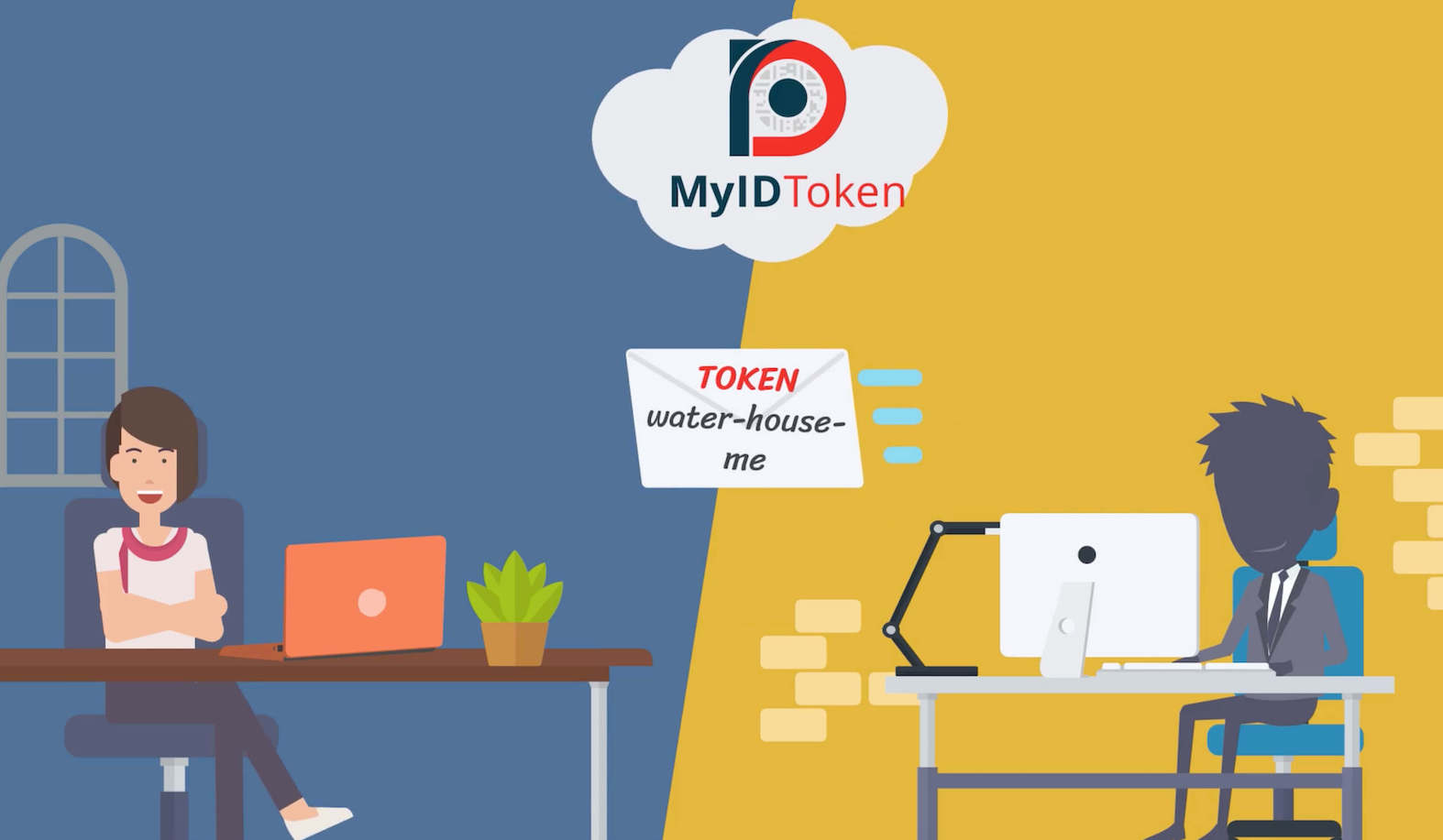 Verified users can share a unique, one-time ID token.